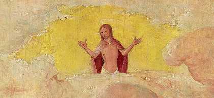 救世主基督，海文`Christ the Redeemer, The Haywain by Hieronymus Bosch
