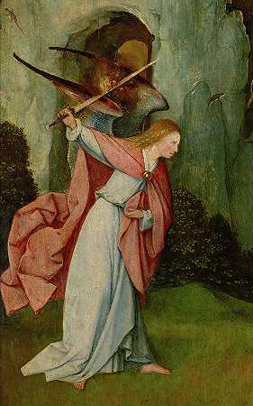 大天使，海文`Archangel, The Haywain by Hieronymus Bosch