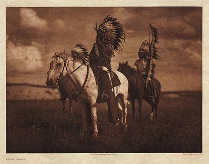 苏族首领，1905年`Sioux Chiefs, 1905 by Edward Sheriff Curtis