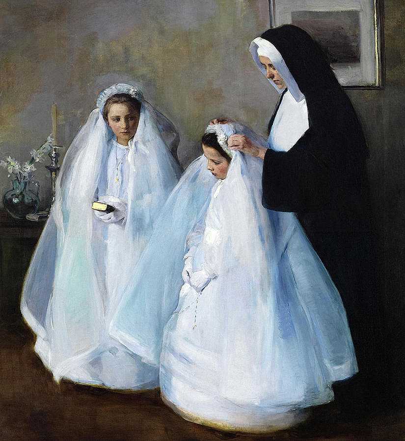 第一次圣餐`The First Communion by Elizabeth Nourse