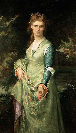 克里斯蒂娜·尼尔森`Christina Nilsson (1873) by Alexandre Cabanel