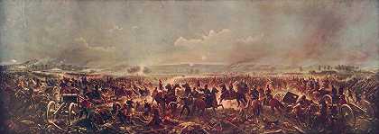 葛底斯堡战役`Battle of Gettysburg (1907) by James Walker