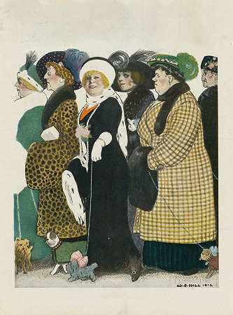 铁链帮`The chain~gang (1913) by William Ely Hill