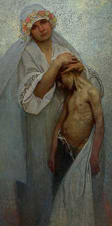 捷克心脏`Czech Heart by Alfons Mucha