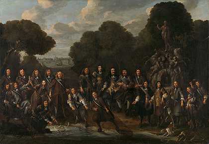 关于第二次英荷战争后荷兰渔业繁荣的寓言（1665-167）`Allegory on the flourishing of the Dutch Fishery after the Second Anglo~Dutch War (1665~67) (1667 ~ 1671) by Willem Eversdijck