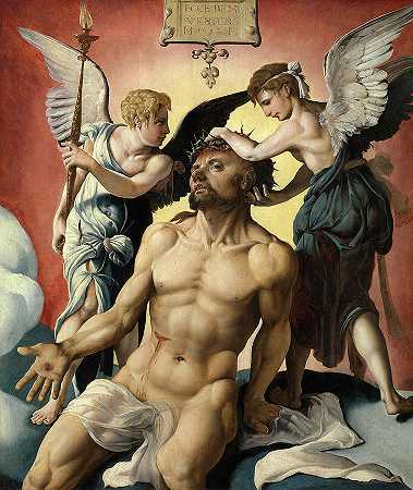 《悲伤的人》，1532年`Man of Sorrows, 1532 by Maarten van Heemskerck