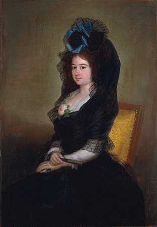 纳西莎·巴拉尼亚·德戈切亚`Narcisa Barañana de Goicoechea by Francisco de Goya