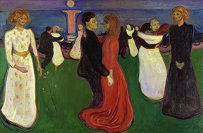 生命之舞，1899年`The Dance of Life, 1899 by Edvard Munch