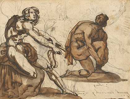 经典裸体`Classical Nudes (1814–1815) by Théodore Géricault
