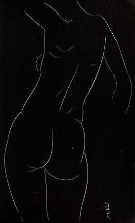 二十五个裸体Pl 09`Twenty~five nudes Pl 09 (1951) by Eric Gill