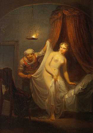 洗澡后`After the Bath by Alexander Lauréus
