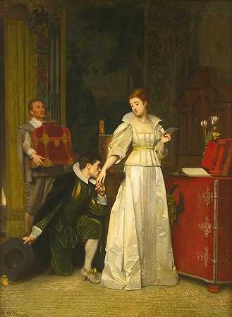 求婚者`The Suitor by Florent Willems
