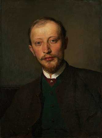 画家弗兰兹·贾施克`Der Maler Franz Jaschke (1887) by Ernst Stöhr