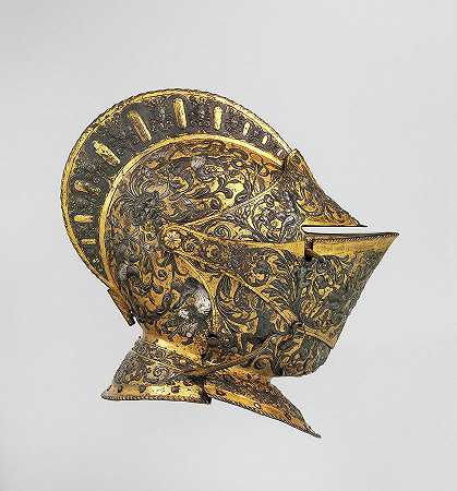 头盔，法兰西国王亨利二世的盔甲`Helmet, Armor of Henry II, King of France by French School