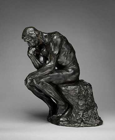 这位思想家于1880年出演，1910年出演`The Thinker, Modeled 1880, Cast 1910 by Auguste Rodin