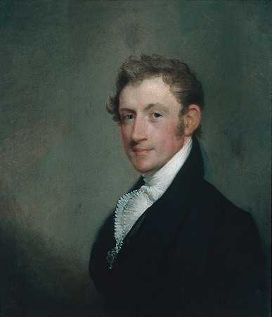 小大卫·西尔斯。`David Sears, Jr. (ca. 1815) by Gilbert Stuart