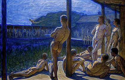海军澡堂`Naval Bathhouse by Eugene Jansson