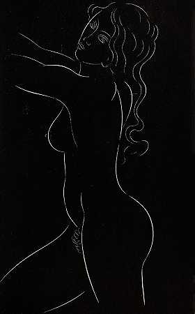 二十五个裸体Pl 07`Twenty~five nudes Pl 07 (1951) by Eric Gill