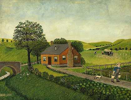 农场`Farm by John Kane