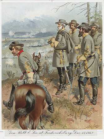 罗伯特将军。E.李在弗雷德里克斯堡，1862年12月13日`Gen. Robt. E. Lee at Fredericksburg, Dec. 13, 1862 (1900) by Henry Alexander Ogden
