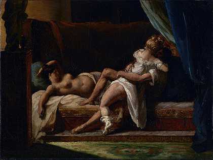 三个情人`Three Lovers (1817–1820) by Théodore Géricault