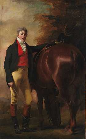 乔治·哈雷·德拉蒙德（1783-1855）`George Harley Drummond (1783–1855) (ca. 1808–9) by Sir Henry Raeburn