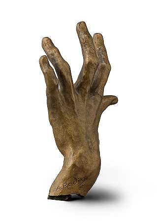 左手，钢琴家`Left Hand, Pianist by Auguste Rodin