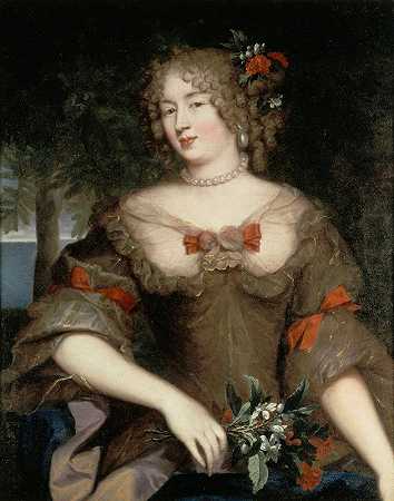 弗朗索瓦·玛格丽特·德塞维涅，格里南伯爵夫人（1648-1705）`Françoise~Marguerite de Sévigné, comtesse de Grignan (1648~1705) (1669) by Pierre Mignard