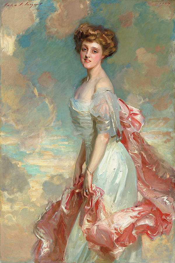 玛蒂尔德·汤森小姐，1907年`Miss Mathilde Townsend, 1907 by John Singer Sargent