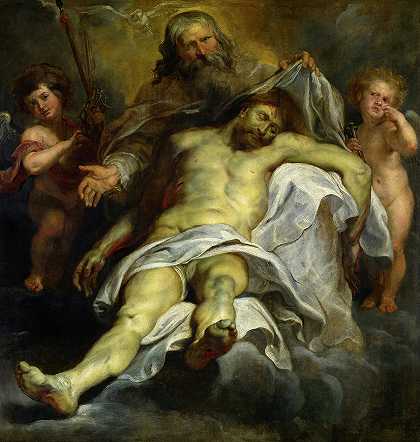圣三一，1620年`Holy Trinity, 1620 by Peter Paul Rubens