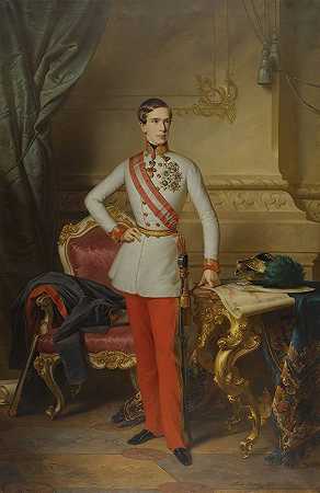 弗朗茨·约瑟夫一世皇帝`Emperor Franz Joseph I by Anton Einsle