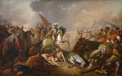 霍丁之战`The Battle of Khotyn (1800) by Franciszek Smuglewicz