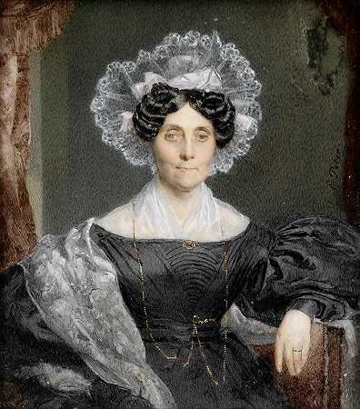 特蕾丝·图恩伯爵夫人`Gräfin Therese Thun by Emanuel Thomas Peter