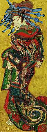 妓女还是爱兰`Courtesan or Oiran by Vincent van Gogh