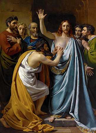 圣托马斯的怀疑`Incredulity of Saint Thomas by Francois-Joseph Navez