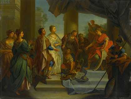 Scipio的节制`The Continence Of Scipio by Johann Rudolf Byss