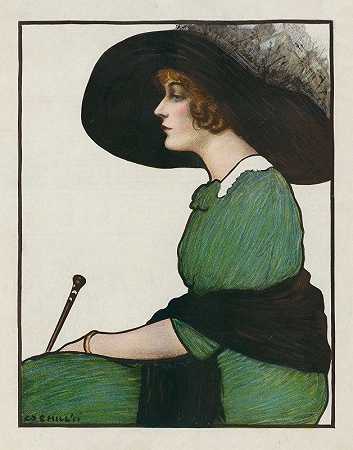 到车站接我`Meet me at the station (1911) by William Ely Hill