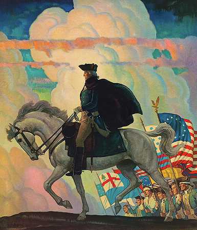乔治·华盛顿`George Washington by Newell Convers Wyeth