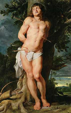 圣塞巴斯蒂安，1618年`St. Sebastian, 1618 by Peter Paul Rubens