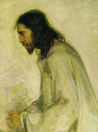 救世主，1900-1905`The Savior, 1900-1905 by Henry Ossawa Tanner