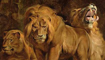 狮子坑`Pit of Lions by Peter Paul Rubens