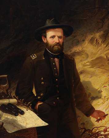 尤利西斯·S·格兰特，约1865年`Ulysses S. Grant, c. 1865 by Ole Peter Hansen Balling