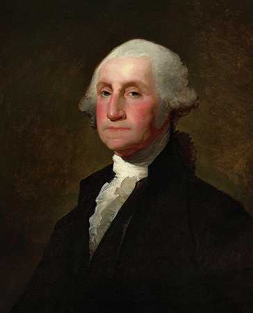 乔治·华盛顿，约1803年`George Washington, c. 1803 by Gilbert Stuart