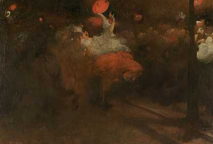 橘子节`Orange Festival (1890 1892) by Jacobus van Looy