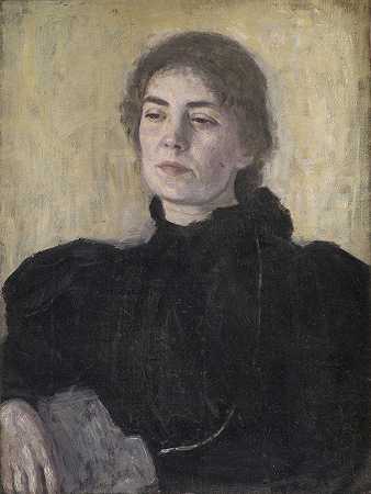 索拉·本迪克斯，出生于安妮·维多利亚·桑德伯格`Thora Bendix, née Anne Victoria Sundberg (1896) by Vilhelm Hammershøi