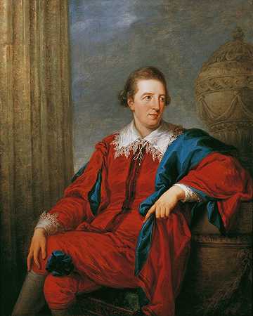 约翰·辛普森，玛丽亚·苏珊娜·瑞文斯沃斯夫人的父亲`John Simpson, der Vater von Maria Susanna Lady Ravensworth (1773) by Angelica Kauffmann
