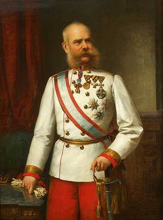 凯撒·弗兰兹·约瑟夫一世。`Kaiser Franz Joseph I. (1910) by John Quincy Adams