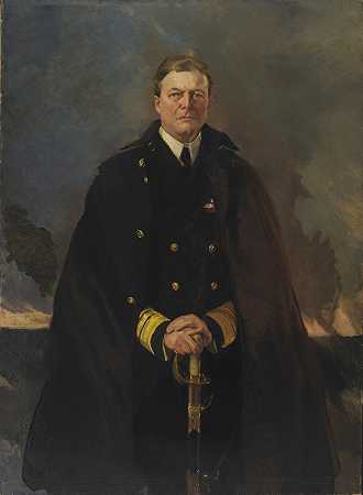 海军上将大卫·比蒂爵士，比蒂勋爵`Admiral Sir David Beatty, Lord Beatty (1920) by Cecilia Beaux