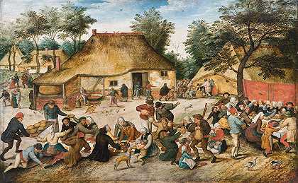 农民婚礼`The Peasant Wedding (1550s ) by Pieter Brueghel The Younger