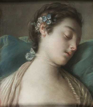 熟女`Sleeping Girl (c. 1750) by Pietro Rotari